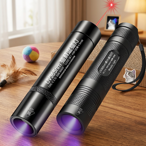 Linterna UV <span class=keywords><strong>de</strong></span> Alta Potencia 365nm/395nm con Filtro ZWB2, Luz Negra, Aleación <span class=keywords><strong>de</strong></span> Aluminio, Recargable Tipo-C, Impermeable, para <span class=keywords><strong>Hongos</strong></span> en Mascotas - Product Image 6