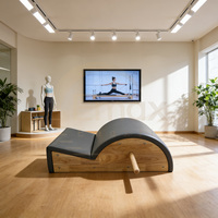 Arco de Pilates de Madera de Roble, Corrector de Columna para Alineación de Espalda, Fortalecimiento del Core y Entrenamiento de Flexibilidad