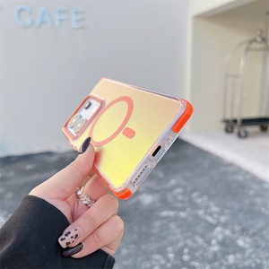 Gradient Changing Color Translucent Strong <b>Case</b> for Redmi 13C Note 13 14 Pro+ 5G <b>Wireless</b> <b>Charging</b> Magnetic Shockproof Cover - Product Image 4