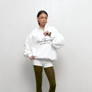 <span class=keywords><strong>Sudadera</strong></span> <span class=keywords><strong>con</strong></span> cuello levantado para <span class=keywords><strong>mujer</strong></span> de moda personalizada de alta calidad <span class=keywords><strong>sudadera</strong></span> <span class=keywords><strong>con</strong></span> <span class=keywords><strong>media</strong></span> <span class=keywords><strong>cremallera</strong></span> de felpa francesa para <span class=keywords><strong>mujer</strong></span> - Product Image 5