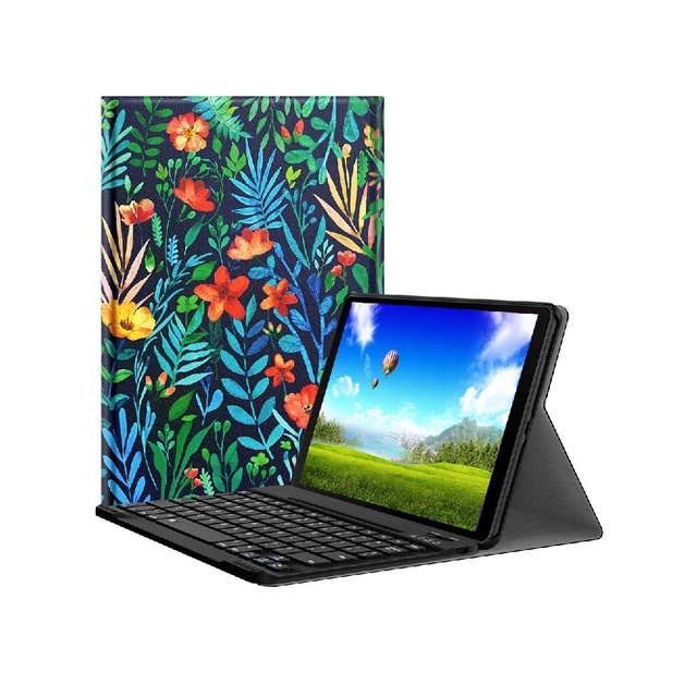 MoKo PU Leather Stand Cover Keyboard Case Removable Wireless Keyboard for Samsung Galaxy Tab a 10.1 2019
