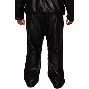 Gingtto Plus Size <span class=keywords><strong>pantaloni</strong></span> in pelle da <span class=keywords><strong>uomo</strong></span> <span class=keywords><strong>neri</strong></span> finti <span class=keywords><strong>pantaloni</strong></span> larghi in pelle da <span class=keywords><strong>uomo</strong></span> - Product Image 3