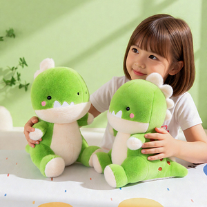 Venta Directa de Fábrica: Peluche de Dinosaurio de Dibujos Animados, Muñeco de Peluche de Animal Adorable Unisex, Compañero Reconfortante, Juguete de Peluche para Niños, Regalo - Product Image 4