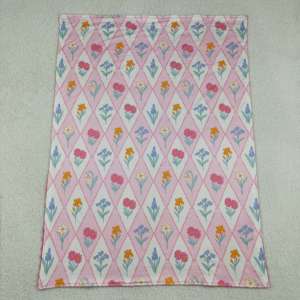 RTS Newborn Garden Flower Pattern Minky Dot Fabric Baby <b>Sleeping</b> Soft Wholesale Boutique Cute Kids Bedding New Styles <b>Blanket</b> - Product Image 2