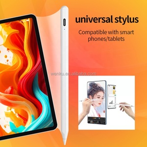 Venta Directa WK - Lápiz Óptico Universal para <span class=keywords><strong>Tablet</strong></span> y Teléfono Móvil, Activo, Capacitivo, Metálico, con Punta Reemplazable, Atracción Magnética, 12 Horas de Duración - Product Image 3