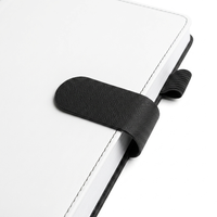 Carnet en cuir A5 bicolore avec fermeture magnétique, idéal pour l'impression UV personnalisée et la création DIY