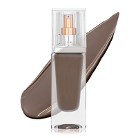 Sérum de collagène minéral à faible quantité minimale de commande avec logo personnalisé fond de teint rosée à couvrance totale fond de teint liquide maquillage fond de teint végétalien pour femmes noires