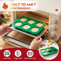 SILIKOLOVE Moule à gâteau en silicone personnalisable à 6 cavités en forme de flocons de neige de Noël, LFGB Platinum, sans BPA