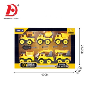 HUADA Stem – pelle à assembler en plastique, grue d'ingénierie, véhicule, voiture, ensemble de jouets, démontage pour bébé, jouets de Construction, <span class=keywords><strong>camion</strong></span> pour enfants - Product Image 6