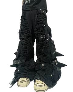 جينز ديزنيو ، جينز منخفض موك ، قماش مخصص بقصة الهيب هوب للرجال - Product Image 1