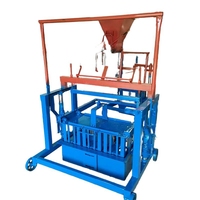 Approvisionnement direct usine, machine à fabriquer des briques à alimentation directe diesel avec film d'emballage, double alimentation électrique et diesel