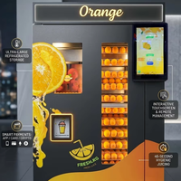 Máquina Expendedora Inteligente de Jugo de Naranja de Autoservicio 24H, Control Remoto por Aplicación en la Nube, Idioma y Apariencia Personalizables