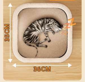 Lit d'intérieur pour chat <span class=keywords><strong>Cat</strong></span> Cave Bed Winter Warm <span class=keywords><strong>Cute</strong></span> <span class=keywords><strong>Cat</strong></span> Condo Hideaway Hut Mobilier moderne pour plusieurs animaux de compagnie lavable - Product Image 6