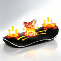 Appareil de traction lombaire électrique avec thérapie thermique, massage par pression d'air et vibrations, civière dorsale réglable pour la relaxation musculaire