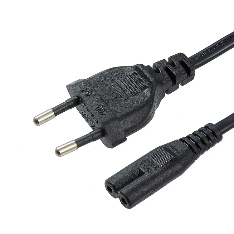 EU plug AC Power Cord cable