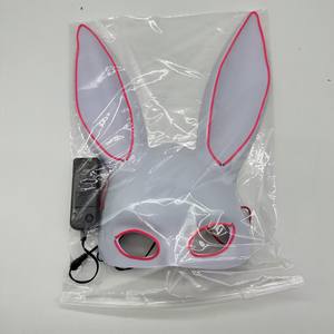 Mascarade <span class=keywords><strong>Lapin</strong></span> <span class=keywords><strong>Masque</strong></span> Blanc LED <span class=keywords><strong>Lapin</strong></span> Multicolore <span class=keywords><strong>MASQUE</strong></span> Glowing <span class=keywords><strong>Sexy</strong></span> Bunny El Wire <span class=keywords><strong>Masque</strong></span> - Product Image 6