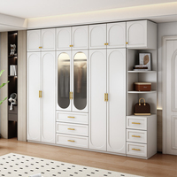 Offre Spéciale : Ensemble de Meubles de Chambre Modernes Personnalisés pour Salon et Hôtel, avec Grande Armoire et Coiffeuse en MDF