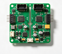 Module de capteur sans fil PCBA, carte de circuit imprimé FR4 HDI, assemblage SMT DIP RoHS, contrôle d'impédance pour dispositif de détection IoT