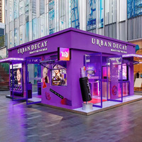 Boutique mobile conteneurisée de 10 pieds ou 20 pieds, boutique de fleurs, café, avec fenêtre pleine hauteur, points de vente de boissons, maison modulaire, kiosque