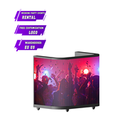 Affichage Led DJ Photomaton Événements Célébration Noir Portable P 2.5 Intérieur Couleur pour Bars de Nuit & Musique Animation & Graphique