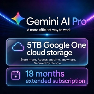 Nuevo Gemini 3 Pro con 5TB de Almacenamiento Google One, Suscripción de 18 Meses para Mac/ en Stock, Vincula tu Cuenta de <span class=keywords><strong>Gmail</strong></span>, Uso Global Rápido - Product Image 3