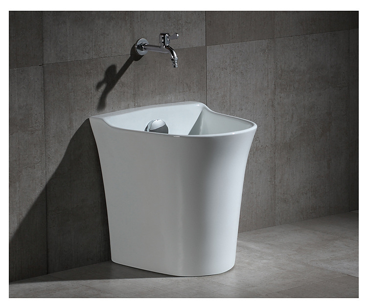 Sanitary ware factory direct sales ceramic mop pool automatic sewage balcony mop sink mop basin