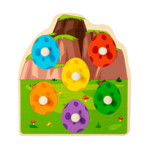 Hot New Arrivals Best-Selling Dinosaur Egg Color Matching Manufacturer Direct Sale Kids Educational Wooden Toys For Boys Girls - Product Image 1