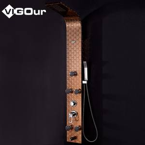 Ensemble <span class=keywords><strong>de</strong></span> douche à large diffusion avec mitigeur <span class=keywords><strong>de</strong></span> douche à haute pression, robinet <span class=keywords><strong>de</strong></span> douche <span class=keywords><strong>de</strong></span> <span class=keywords><strong>salle</strong></span> <span class=keywords><strong>de</strong></span> <span class=keywords><strong>bain</strong></span> en acier inoxydable 304 - Product Image 3