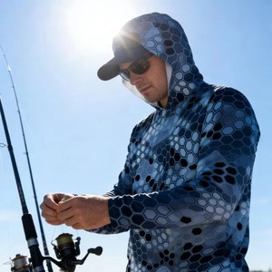 Maillot de Pêche Unisexe Personnalisable Coastal Performance – Protection UV, Léger et Respirant pour Surf et Pêche - Product Image 4
