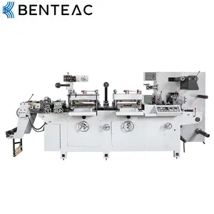 Máquina de corte rotativa funcional, etiqueta em branco de alta velocidade 40 m/min capacidade de produção 20-150 m/min 220v 10% 0.15mm 300 mm