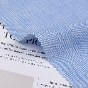 2025 nouveau tissu à carreaux teint en fil biologique 100% lin français lin prix de gros tissé coton lin pour filles canapé <span class=keywords><strong>coussin</strong></span> utilisation - Product Image 4