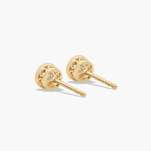 Pendientes de Botón de Lujo con Diamantes Moissanite de Corte Brillante Redondo para Mujer, Joyería Brillante para Uso Diario, Fiestas y Regalos - Product Image 6