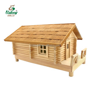 Kinder Educatief Diy Hout Ambachtelijke Model Miniatuur Gepolijst Blokhut Huis Cadeau Voor Jonge Creatievelingen - Product Image 3