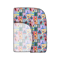 Drap-housse en mousseline de bambou pour lit bébé, drap-housse pour berceau, drap de lit bébé 400 fils/cm²