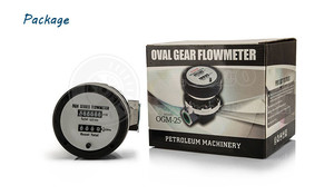OGM25 <strong>High</strong> <strong>Flow</strong> Rate Aluminum Alloy Diesel Oil <strong>Flow</strong> <strong>Meter</strong> with Mechanical Oval Gear Design for Industrial Fuel Measurement - Product Image 3