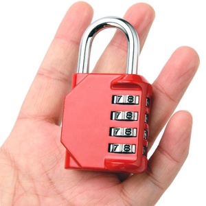 <span class=keywords><strong>Cadenas</strong></span> à combinaison à 4 roues en alliage de zinc pour extérieur, idéal pour salle de sport et salle de bain - Product Image 6