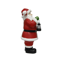 Statue de Père Noël en plastique soufflé de Chine, figurine de Noël traditionnelle, lanterne, décoration de maison pour les fêtes, jouets, modèle YM8015011, approvisionnement B2B