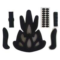 Kit de coussinets pour casque de cyclisme Kit de rembourrage intérieur en mousse Eva pour casque de moto de baseball