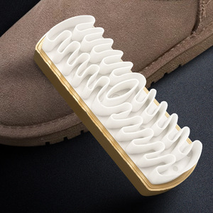 Suede And Nubuck Cleaning Brush Rubber Hair Shoe Brush For Leather Care 2 Pieces - Product Image 3