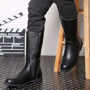 <strong>Men's</strong> <strong>Tall</strong> <strong>Boots</strong>, High-Top Winter Good Quality Casual Multi-Style Leather <strong>Boots</strong> - Product Image 1