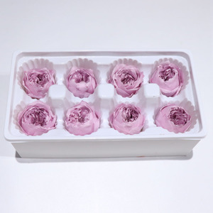 Yunnan-flores decorativas y guirnaldas para la cabeza, rosas rojas preservadas de Austin de alta calidad, de corte fresco, multicolor, 10 Uds., venta al por mayor - Product Image 2