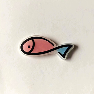Kawaii Cartoon Fisch Delfin Acryl-Aufnäher Handyhülle iPad-Hülle Dekoration Charm DIY Haarspange Aufbewahrungsbox Schuhschnalle Bastelbedarf - Product Image 1