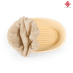 Cestino in Vimini Sintetico per <span class=keywords><strong>Lievitazione</strong></span> del <span class=keywords><strong>Pane</strong></span>, Accessori per Panificazione, Kit per Lievito Madre Rotondo in PP da 10 Pollici - Product Image 2