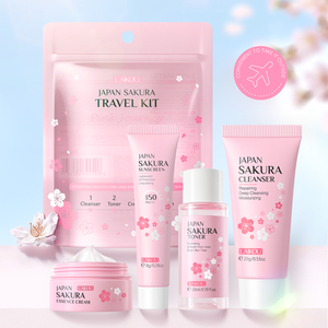 ชุดผลิตภัณฑ์ดูแลผิวหน้า LAIKOU Japan Sakura Travel Kit เซรั่มบำรุงผิวหน้าขาวกระจ่างใส ลดรูขุมขน ควบคุมความมัน ด้วยนิโคตินาไมด์ - Product Image 3