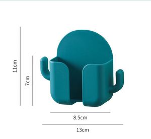 Kancalı Yapışkanlı Braket, Cep Telefonu Şarjı, Uzaktan Kumanda, Raf, Deliksiz, Yatak Odası, Oturma Odası, Duvar Askısı - Product Image 3