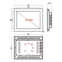 Panel PC Industrial Táctil Sin Ventilador de 7-27 Pulgadas, con Android/Linux/Win 10/11 Integrado, Monitor Todo en Uno para Automatización Industrial