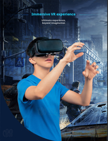 Máquina de Juegos de Realidad Virtual 9D, Simulador de Atracciones, 4 Asientos, Acero, Interior