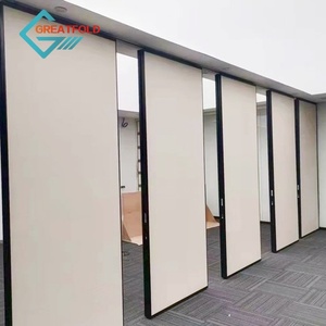 Nội Thất Hiện Đại Di Chuyển Trang Trí Di Động Phân Vùng Trượt Tường Cho Nhà Hàng Văn Phòng Có Thể Hoạt Động Di Động Tường Gỗ Thiết Kế Bảng Điều Chỉnh - Product Image 3