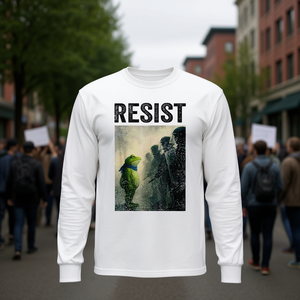 Maglietta a maniche lunghe Resist Frog Portland Protest - Product Image 3