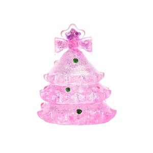 ของเล่นบีบคลายเครียดรูปต้นคริสต์มาสเรืองแสงแบบใหม่สำหรับเทศกาลคริสต์มาส  ของเล่นบีบยืดหยุ่นคืนรูปช้า - Product Image 5